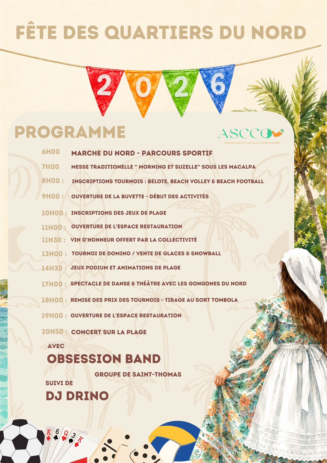 Programme de la Fête des quartiers du Nord 2026
